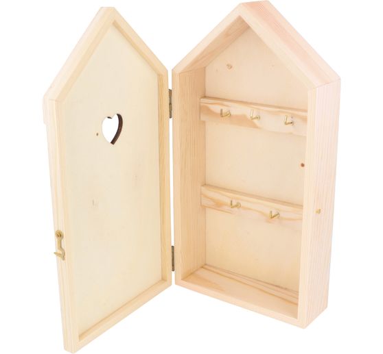 Dřevěn&aacute; krabička na kl&iacute;če "Beach house"