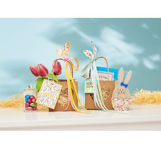 VBS Kraft papírová taška "Srdce"