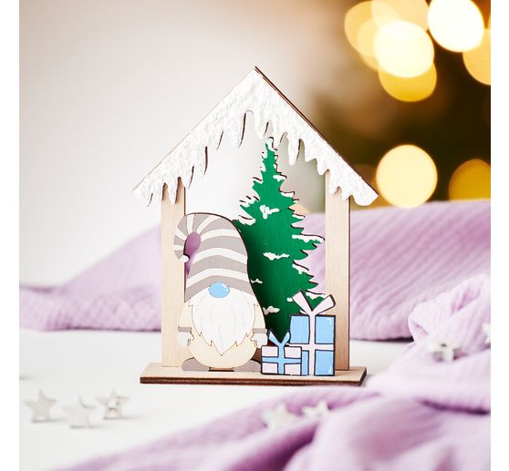 VBS dřevěná stavebnice "Dům skřítků"