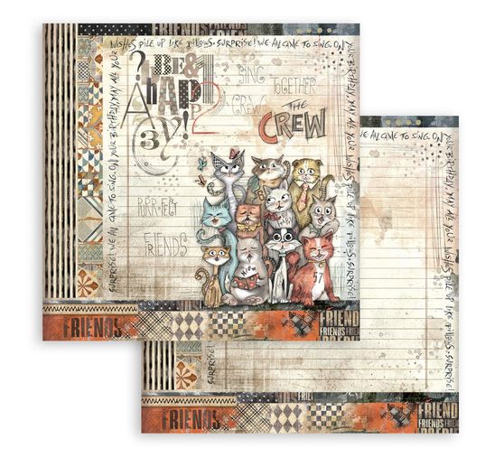 Scrapbook block "Furry Friends"