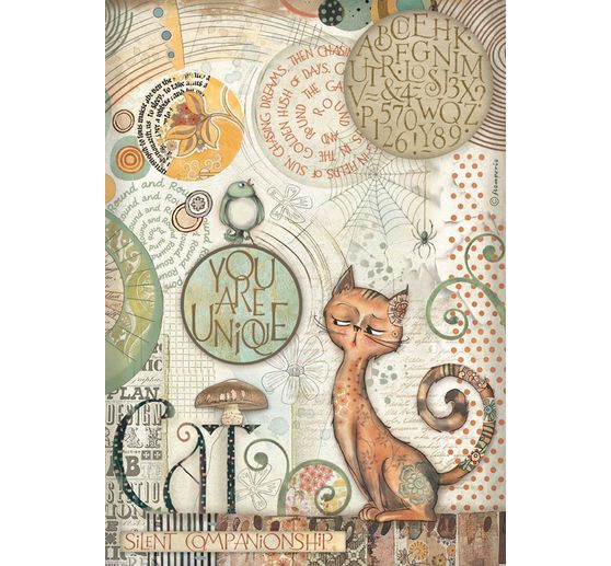 Motif straw silk assortment "Furry Friends"