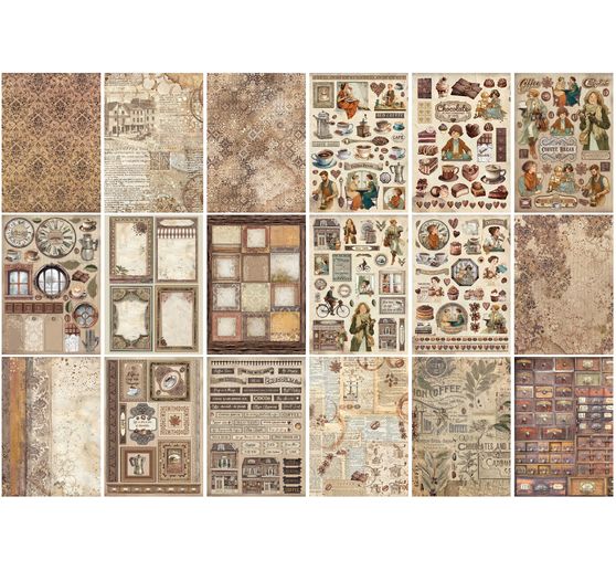 Junk Journal Book "Coffee and Chocolate"