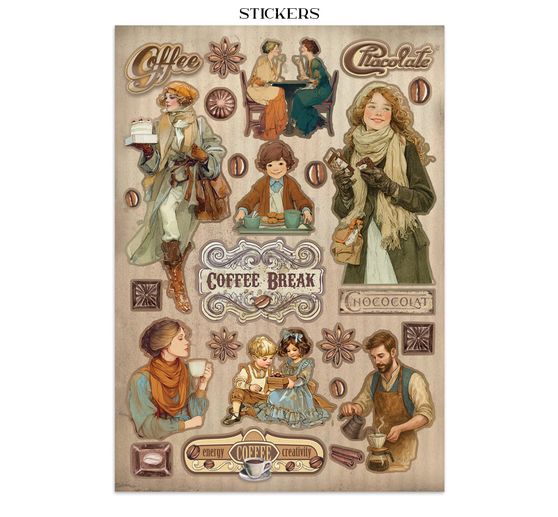 Junk Journal Book "Coffee and Chocolate"