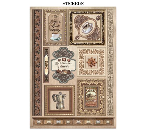 Junk Journal Book "Coffee and Chocolate"