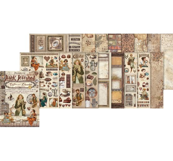 Junk Journal Book "Coffee and Chocolate"