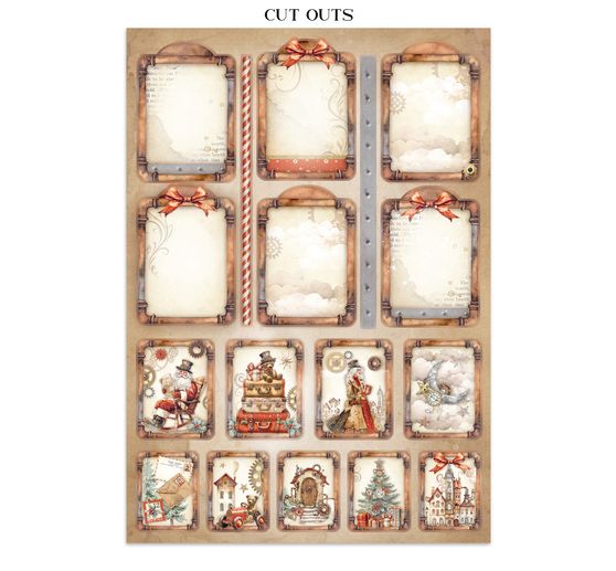 Junk Journal Book "Gear Up for Christmas"