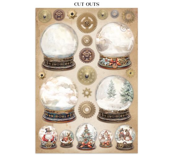 Junk Journal Book "Gear Up for Christmas"