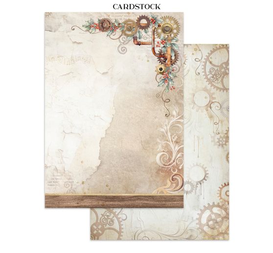 Junk Journal Book "Gear Up for Christmas"