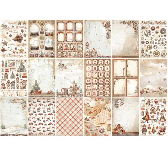 Junk Journal Book "Gear Up for Christmas"