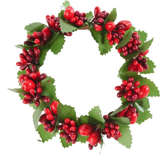 "Šípkový" věnec z bobulí