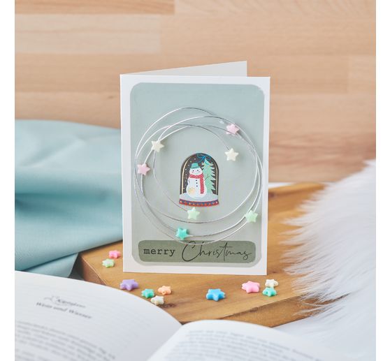 VBS Double cards with envelopes "Cream", 50 pieces