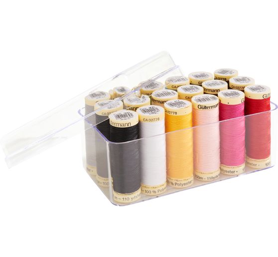 Gütermann Sewing thread box all-purpose - 18 spools