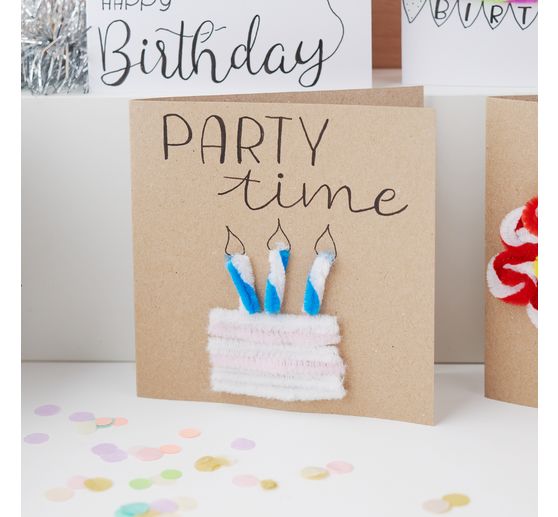 VBS Chenille wire "Striped"