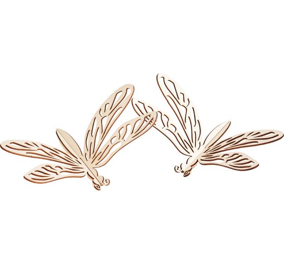 VBS Wooden building kit "Flying dragonflies", 2 pieces
