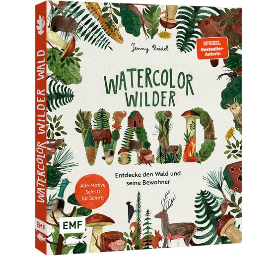 Kniha "Watercolor -&nbsp;Wilder Wald"