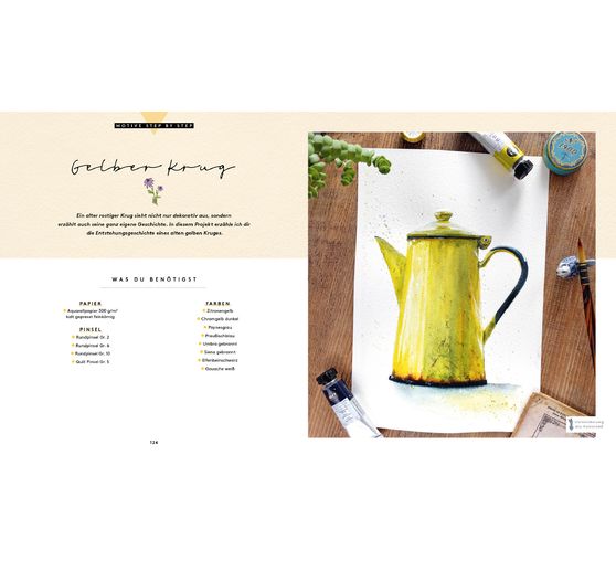 Kniha "Watercolor - Malen mit Aquarell"