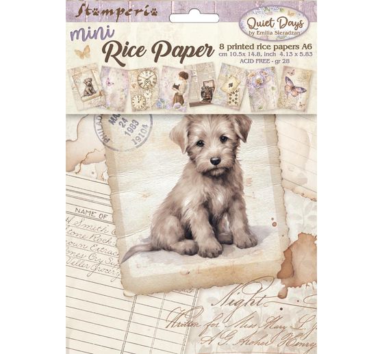 Motiv r&yacute;žov&yacute; pap&iacute;r sada "Quiet Days"