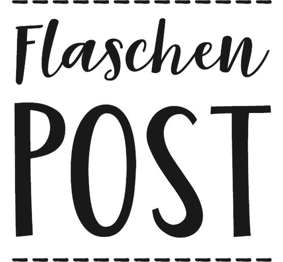 BUTTERER stamp "Flaschenpost"