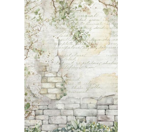 Motiv r&yacute;žov&yacute; pap&iacute;r backgrounds "Herbarium Silvae", sada 8 kusů