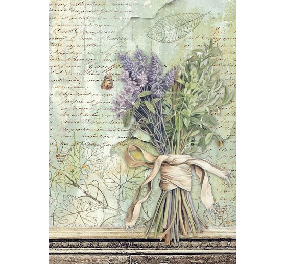 Motiv r&yacute;žov&yacute; pap&iacute;r sada "Herbarium Silvae", sada 8 kusů