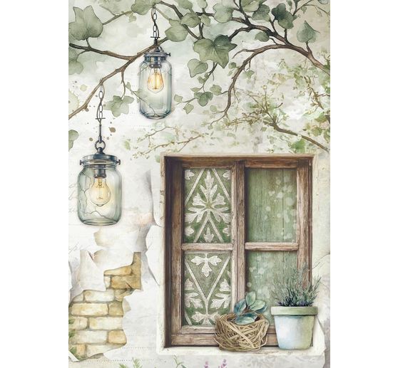 Motiv r&yacute;žov&yacute; pap&iacute;r sada "Herbarium Silvae", sada 8 kusů