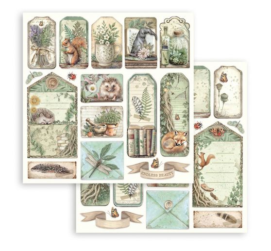 Blok pro scrapbook "Herbarium Silvae"