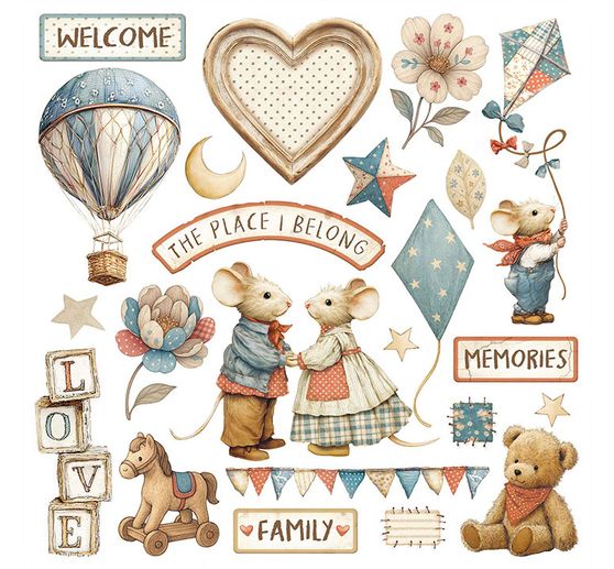 Rub On sada "Family"