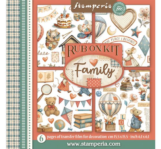 Rub On sada "Family"