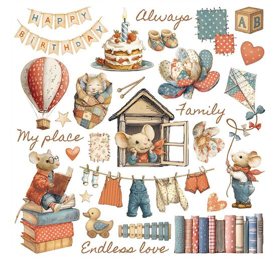 Rub On sada "Family"