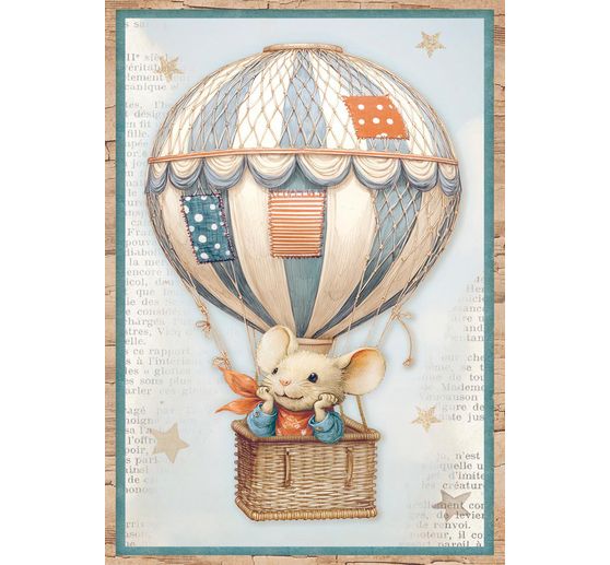 Motif straw silk assortment "Family", set of 8