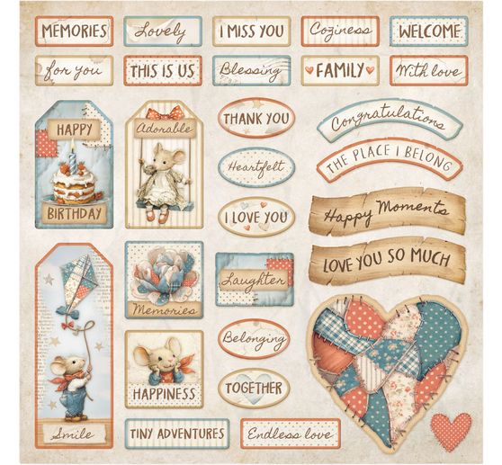 Blok pro scrapbook "Family"