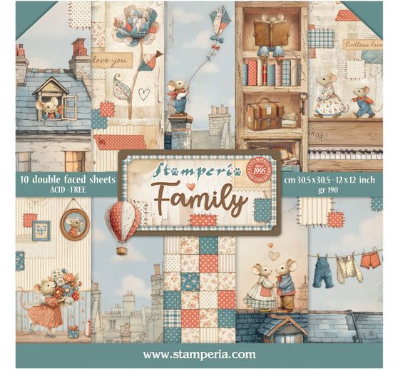 Blok pro scrapbook "Family"