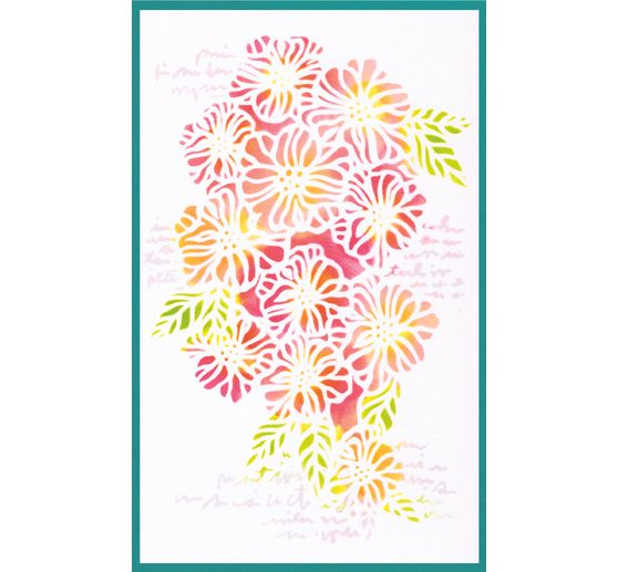 Sizzix Stencil sada"Botanicals, 4 kusy