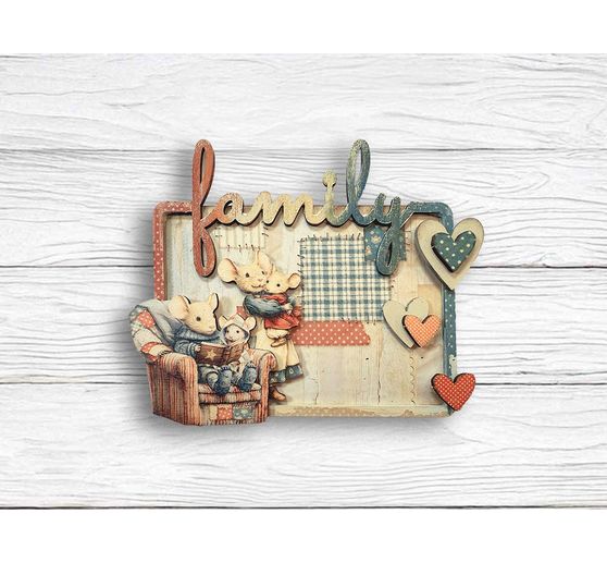 Lasercut motifs "Family"