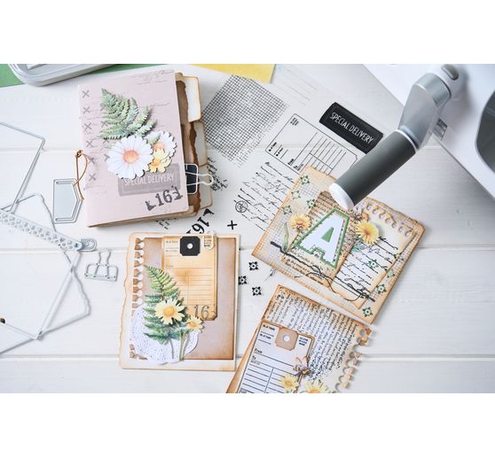 Sizzix Framelits V&yacute;sekov&aacute; &scaron;ablona a Clear Stamps "Creative Combos by 49 & Market"