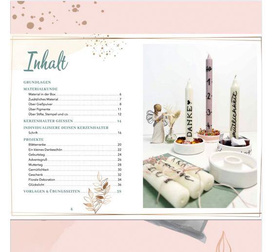 Kreativn&iacute; sada "Kerzenhalter gie&szlig;en"