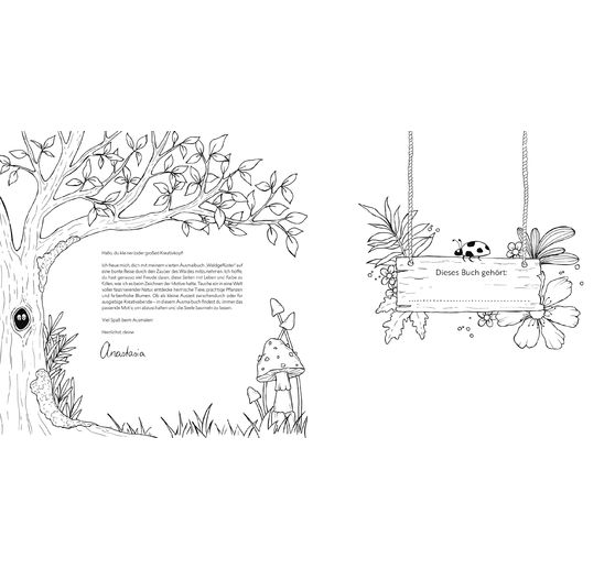 Kniha "Waldgefl&uuml;ster"