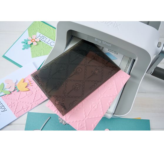 Sizzix Multi-Level Embosovac&iacute; &scaron;ablona "Framed Florals"