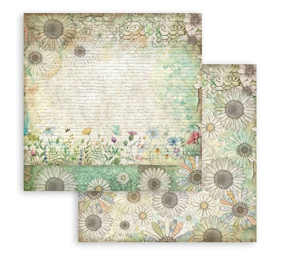 Scrapbook block "Daisy Art"