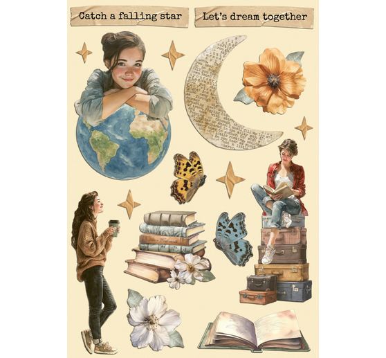 Lasercut motifs "Secret Diary"