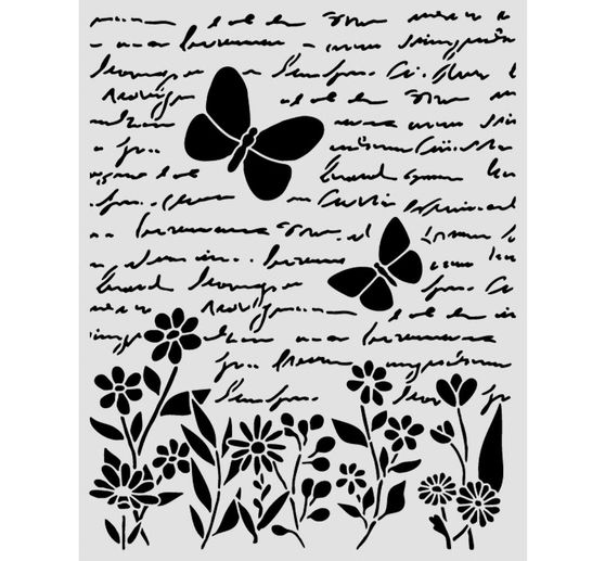 &Scaron;ablona "Daisy Art - Letter and Butterfly"