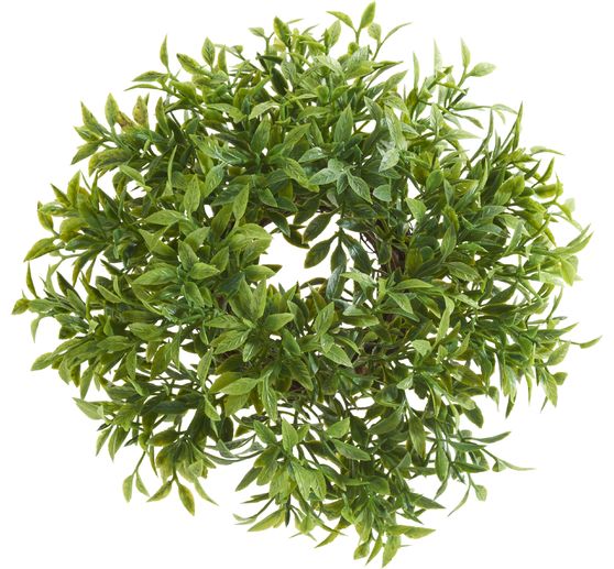 Green leaves wreath, &Oslash; 21 cm
