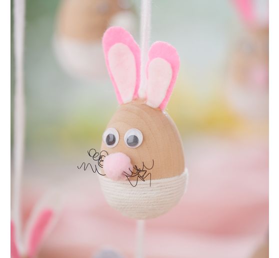 VBS Sada na tvořen&iacute; dekorativn&iacute; př&iacute;věsky "Vaj&iacute;čko zaj&iacute;ček"