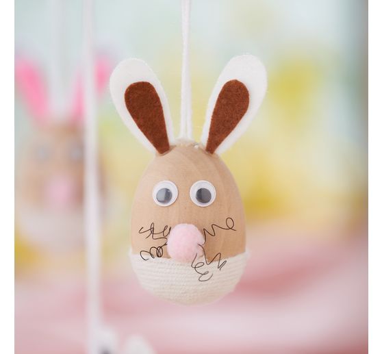 VBS Sada na tvořen&iacute; dekorativn&iacute; př&iacute;věsky "Vaj&iacute;čko zaj&iacute;ček"