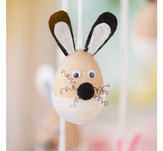 VBS Sada na tvořen&iacute; dekorativn&iacute; př&iacute;věsky "Vaj&iacute;čko zaj&iacute;ček"