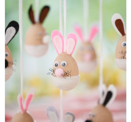 VBS Sada na tvořen&iacute; dekorativn&iacute; př&iacute;věsky "Vaj&iacute;čko zaj&iacute;ček"