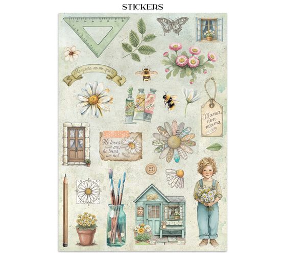 Junk Journal Book "Daisy Art"