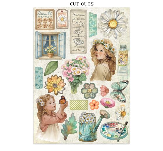 Junk Journal Book "Daisy Art"