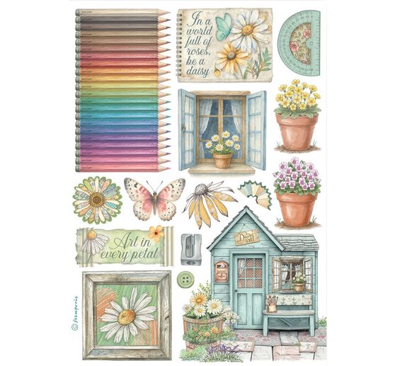 Washi Pad "Daisy Art"