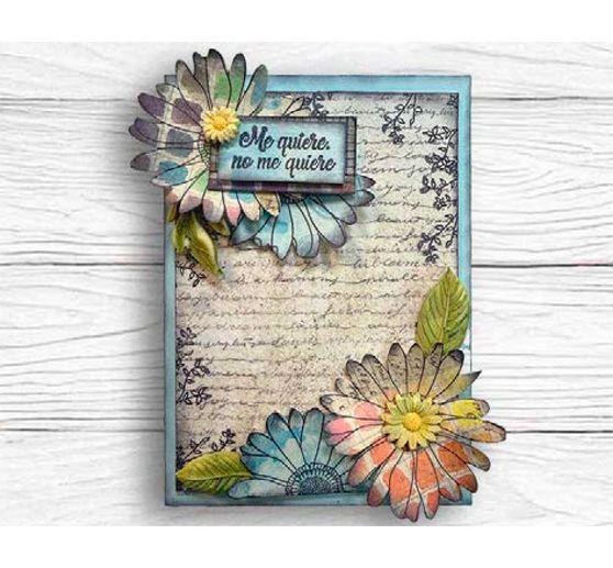 Motiv r&yacute;žov&yacute; pap&iacute;r backgrounds "Daisy Art", sada 8 kusů